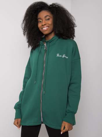 Dark green hoodie Jasmine RUE PARIS 