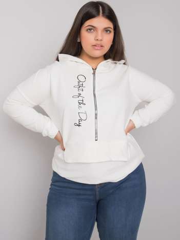 Ecru Kaylee Plus Size Sweatshirt 