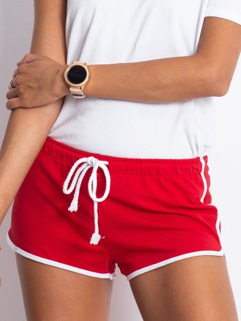 Politeness Red Shorts