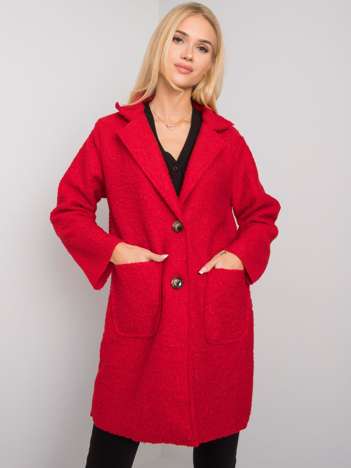Red coat with pockets Polli OCH BELLA