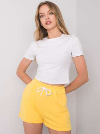 Yellow casual shorts Reya RUE PARIS