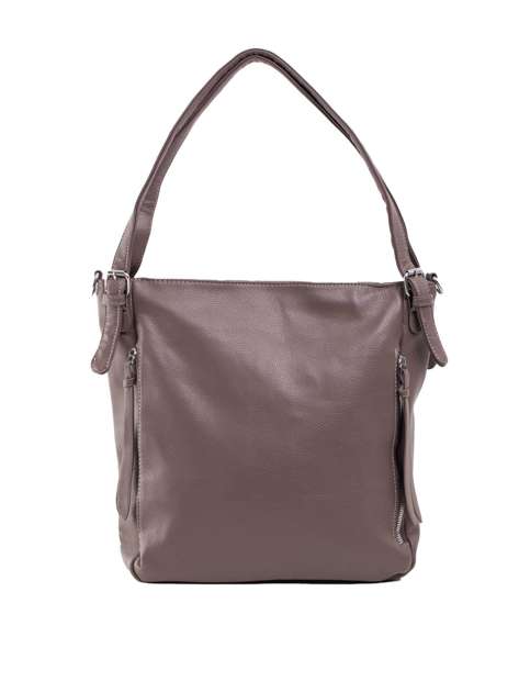 Brown Urban Shoulder Bag with Pockets